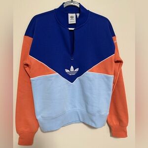 NWOT. Adidas original quarter zip sweatshirt.